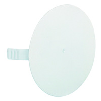 Rosace de plafond blanc Ø 85mm H:1mm