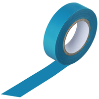 Nastro isolante blu L 15mm A 0.1mm L 10m