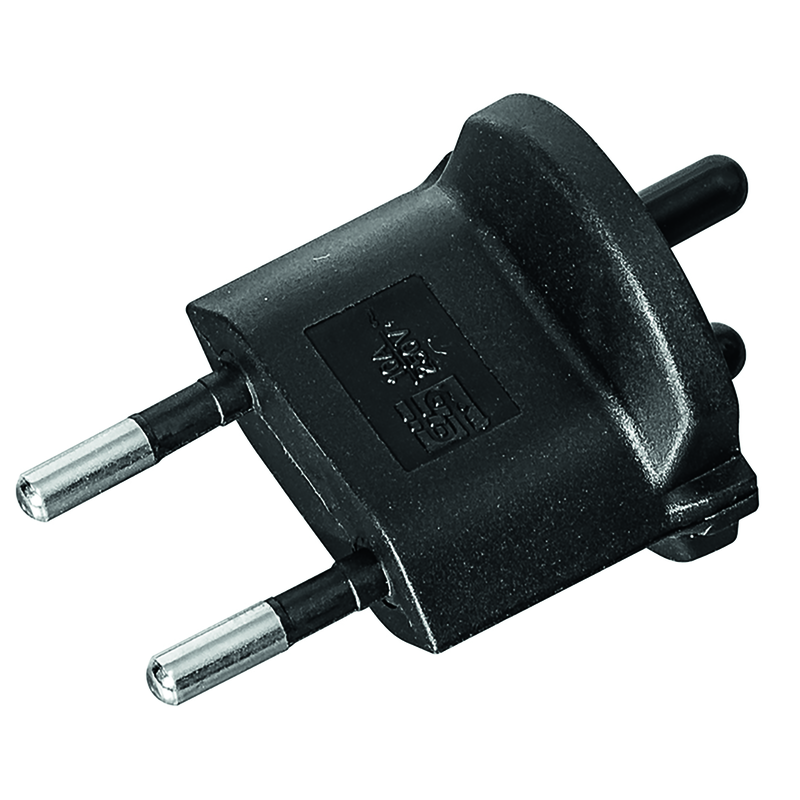 Adaptateur FIXE Allemagne CEE7/17 - Suisse T11 2 pôles nr UE 100 pcs.