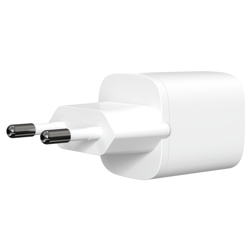 Adaptateur de charge GaN 33W PD 1xUSB-A + 1xUSB-C max. 3.6A bl