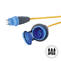 Rallonge électrique PROFESSIONAL EPR-PUR 3x1.5mm2 10m T13-T13 IP55 or