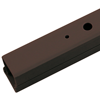 Canale per cavi 20x20mm barra 2m marrone