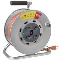 Avvolgicavo in metallo LOOP 4xT13 Td 3x1.5mm2 50m ar/gr