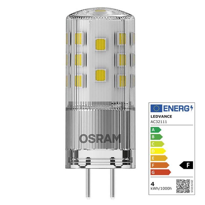 Osram LED PIN 40 GY6.35 12V 4W 470lm WW