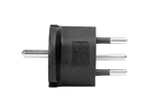 FIX Adapter Deutschland CEE7/7 - Schweiz T12 3-polig sw