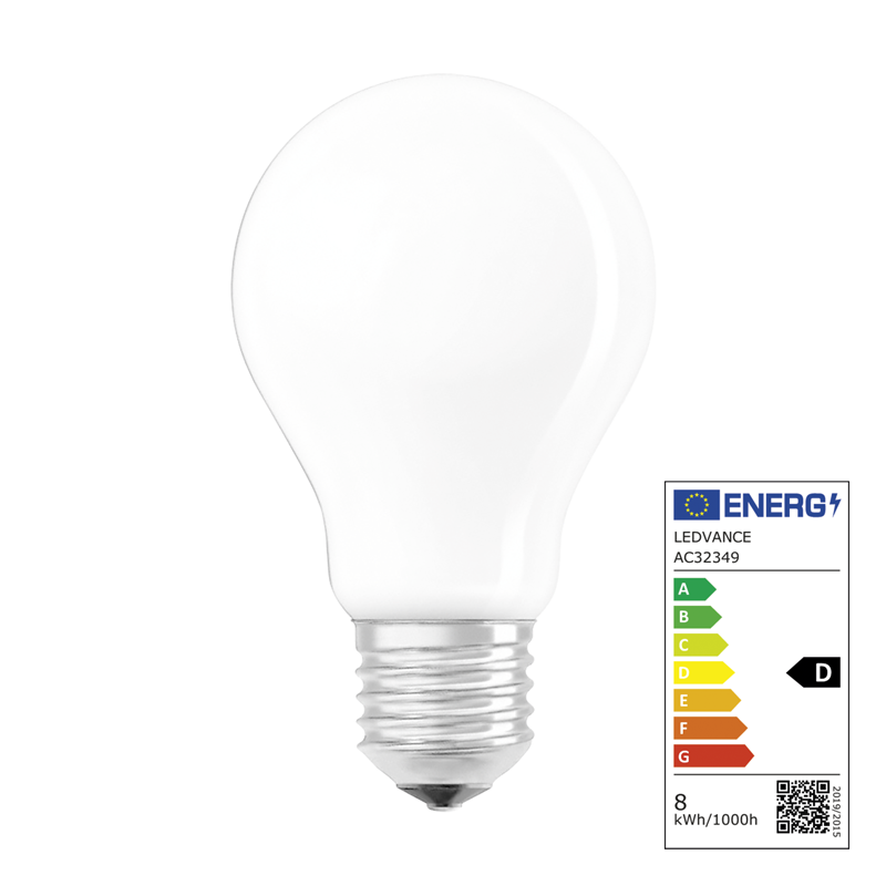 Osram LED Star Retrofit Classic A E27 240V 7.5W 1055lm WW