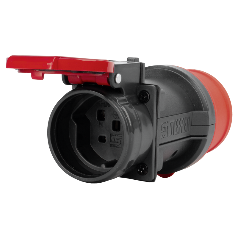 Adapter CEE16/5 (IP44) - T25 (IP55) - A. Steffen AG