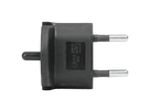 FIX Adapter Deutschland CEE7/17 - Schweiz T11 2-polig sw VPE 100 Stk.