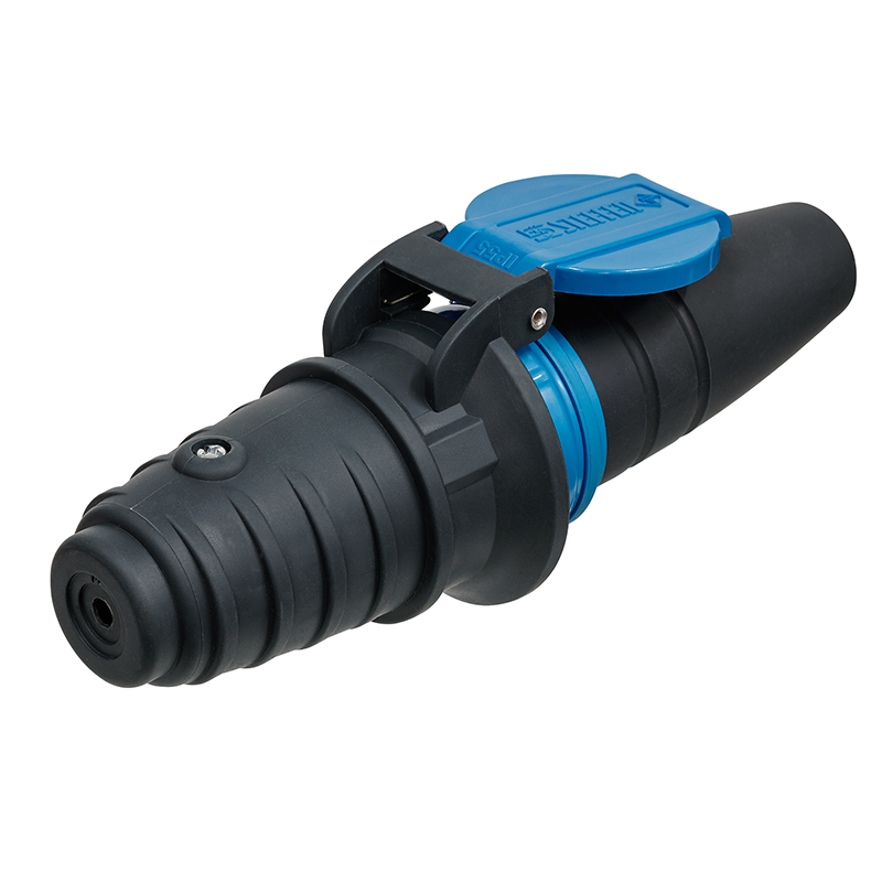 Kupplung T13 IP55 anthrazitgrau/hellblau