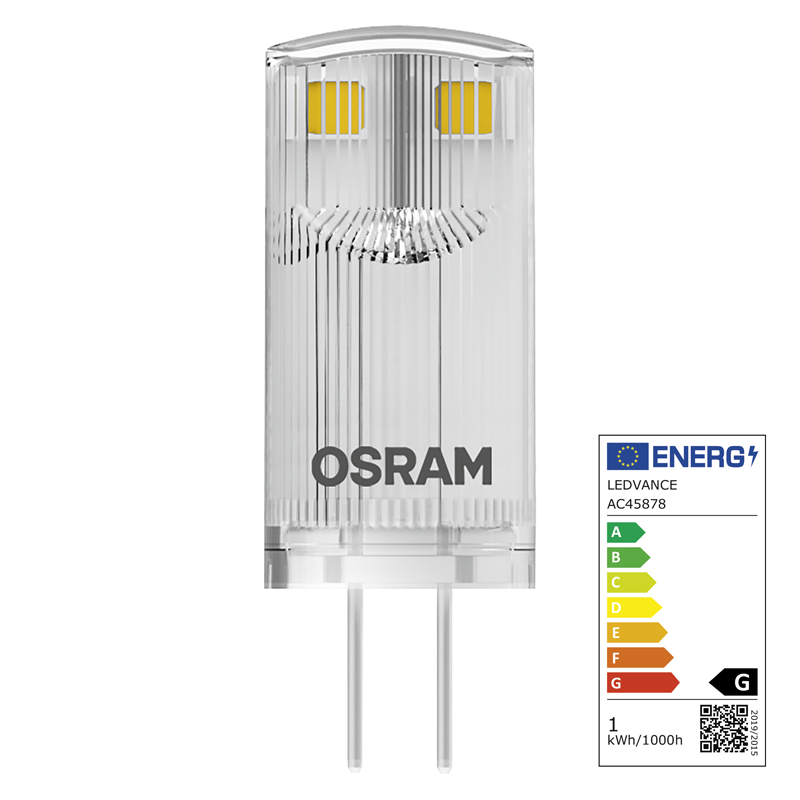 Osram LED PIN G4 12V 0.6W 55lm WW