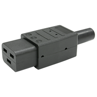 Presa d`apparecchio nero tippo 104