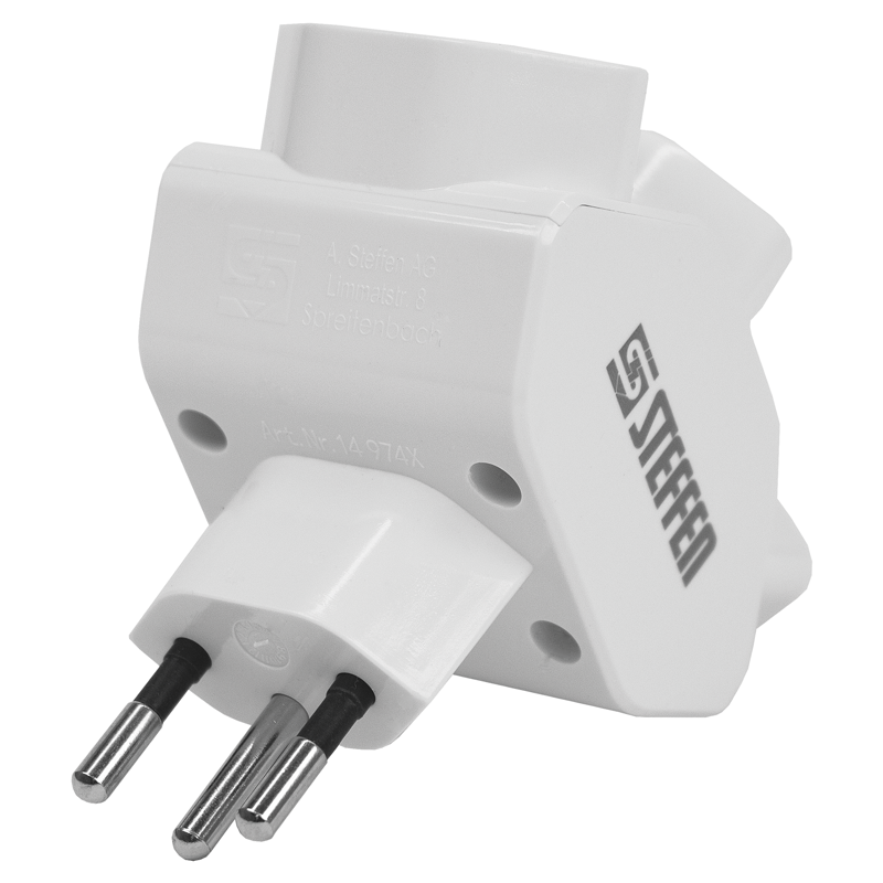 Mehrfachadapter sternförmig 3xT13 ws