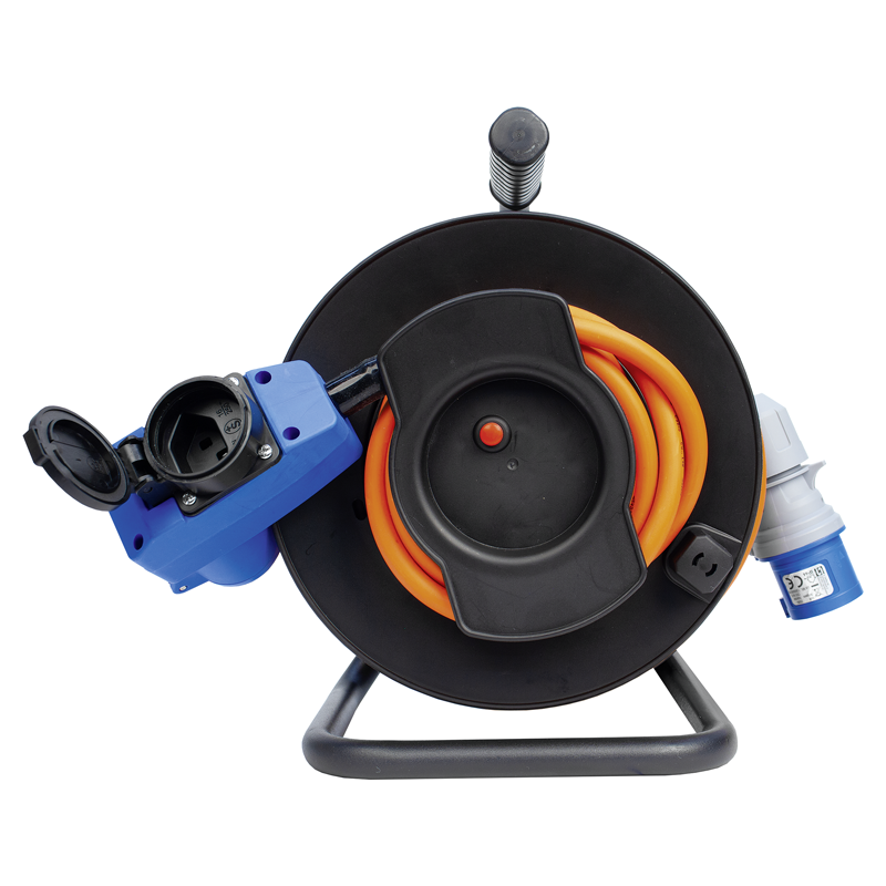 Kunststoff Kabelrolle GdV 3G2.5mm² 15m sw