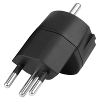 Adaptateur FIXE Allemagne CEE7/7 - Suisse T12 3 pôles décentralisé nr