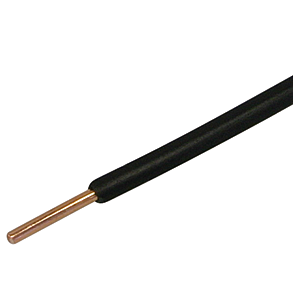 Filo-T 1.5mm² nero anello 100m