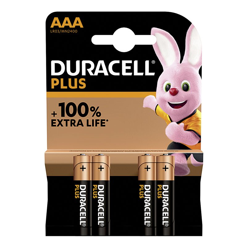 Duracell Plus 1.5V MN2400 LR03 AAA