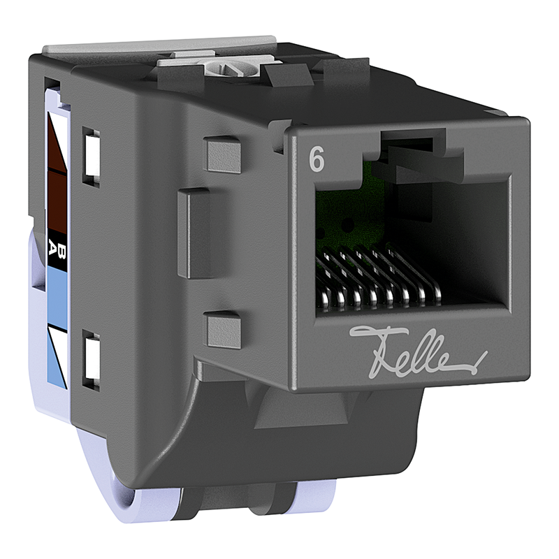 EASYNET Modulo di connessione 1xRJ45 (CAT 6) S-One non schermato nr