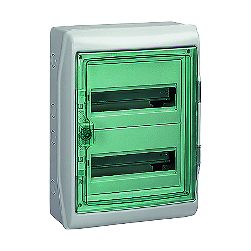 Mini distributore per apparecchi per installazione modulare 2-fila 12 moduli