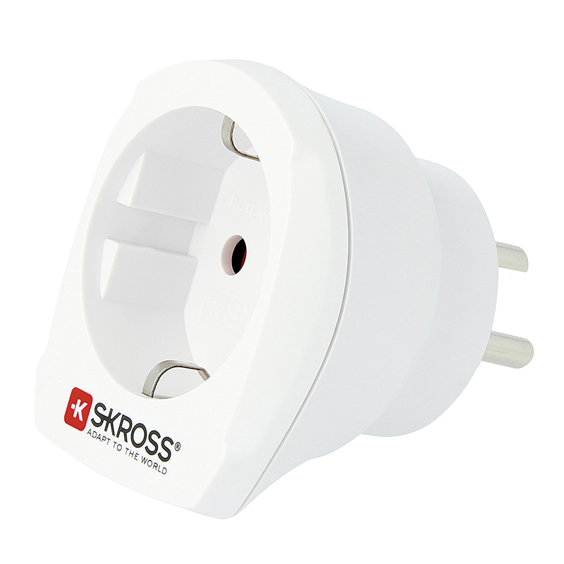 SKROSS Reiseadapter World (Combo) - Dänemark/Europa 3-polig max. 10A ws