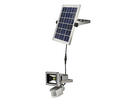 WORKLIGHT Solar LED Strahler 10W silber mit PIR 180° 12m