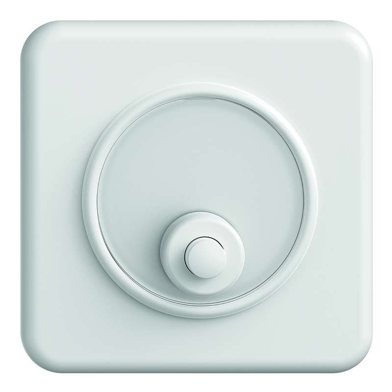 STANDARDdue UP-Sonnerietaster SCHLIESSER 1L mit Namensschild ws