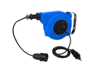 Avvolgicavo retrattile 1xT13 Td 3x1.5mm2 5m con spina T12 bl/nr