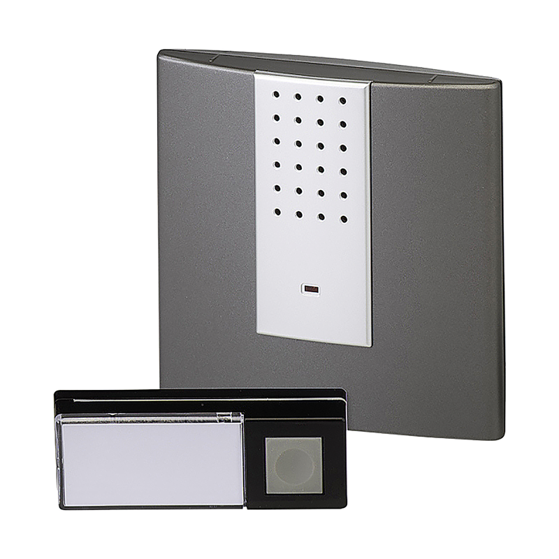 HEIDEMANN Set di suoneria radio HX SQUARE (portata max. 200m) ant/ar