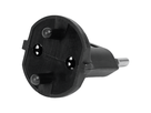 FIX Adapter Deutschland CEE7/17 - Schweiz T11 2-polig sw