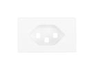 FLF Plaque de recouvrement prise 1xT23 Gr.1 bl
