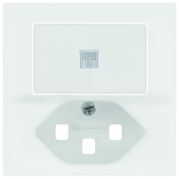 EDIZIOdue Piastra di copertura comb. piccola interr./1xT23 con lente frontale bi