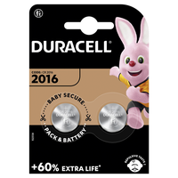 Duracell CR2016 3V Lithium Blister à 2 Stk.