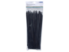 Fascette con foro per vite nera 300mm x 4.8mm, Pack à 100 pz.