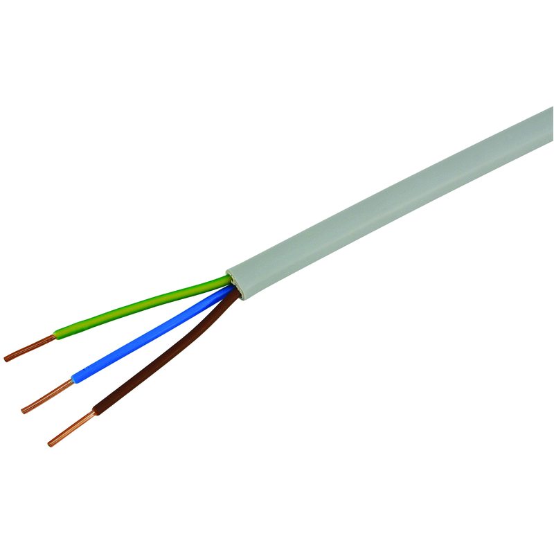 TT Kabel 3x1.5mm² LNPE grau Ring 100m