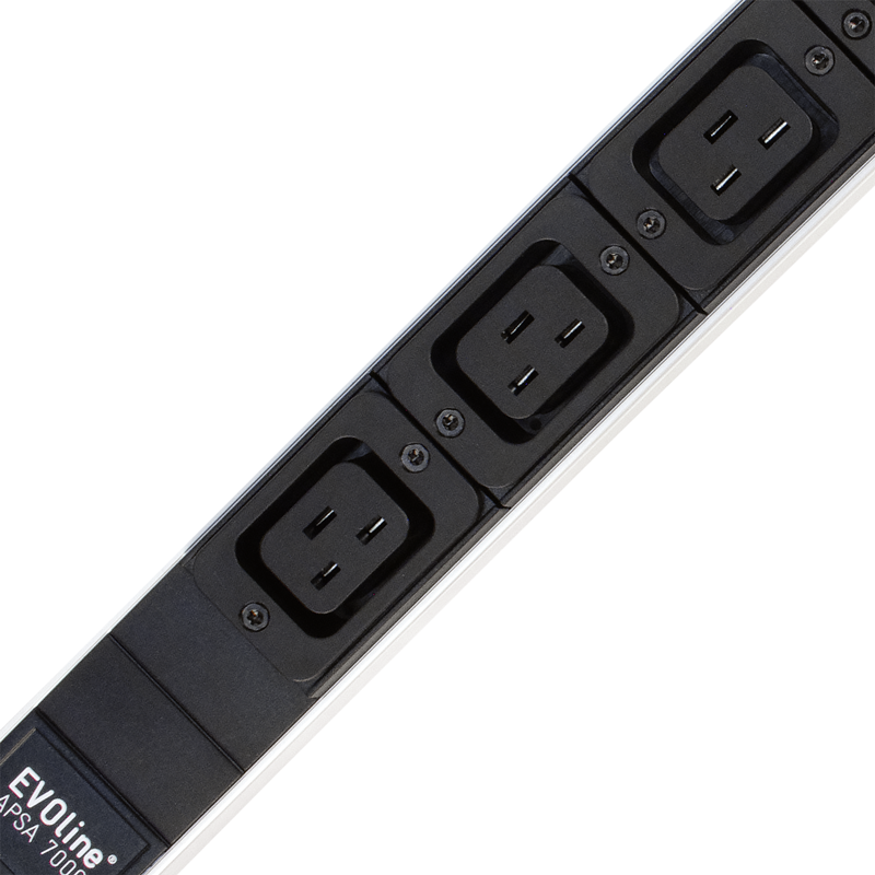 Steckdosenleiste ALU MODULAR PDU 1HE 6xC19 3m si/sw