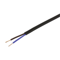 Cavo Tdf 2x1mm² nero anello 20m