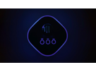 Gong radio portable (portée max. 200m) anguleux, bl