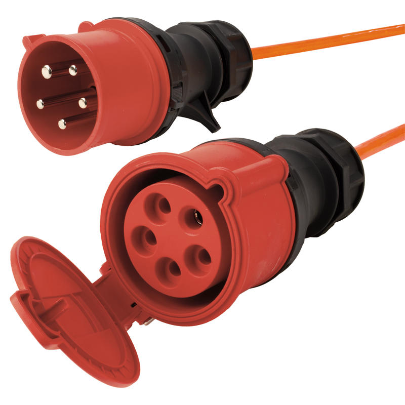 Verlängerungskabel STEFFENFLEX EPR-PUR 5G4mm² 10m CEE32/5-CEE32/5 IP44 or