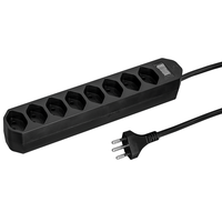 Multiprise COMPACT 8xT13 1.5m avec interrupteur nr