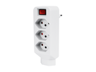 Adaptateur multiple 3+1xT13 avec interrupteur bl