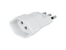 Reiseadapter Schweiz - Italien 3-polig max. 10A ws