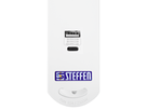 Steckdosenleiste VARIABL 6xT13 + 1xUSB-A + 1xUSB-C PD 18W 3m mit Schalter ws
