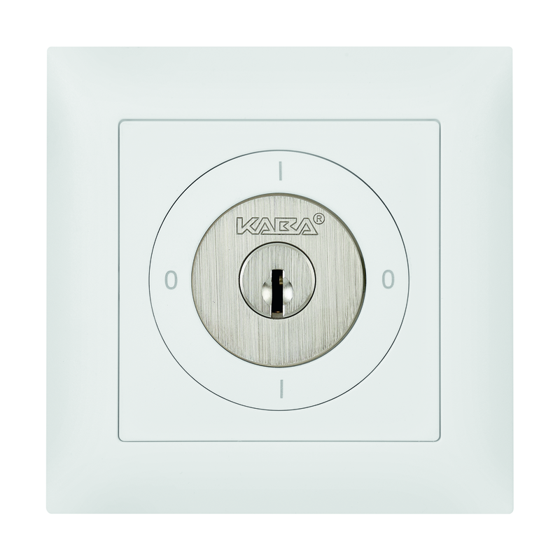 EDIZIOdue UP-Schlüsselschalter SCH0/3 L (16A/240-400V) mit 2 Schlüssel ws