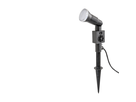 GardenLine Spot mit LED-Lampe 6W 400Lm 4000K mit Timer und Dämmerungs., 3m IP44