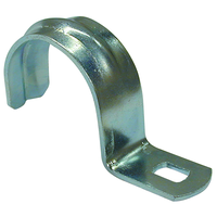 Brida di metallo M25 zincato semplice 20 pezzi