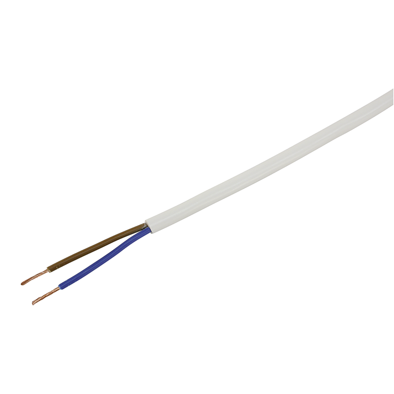 Td Kabel 2x0.75mm² weiss Ring 10m