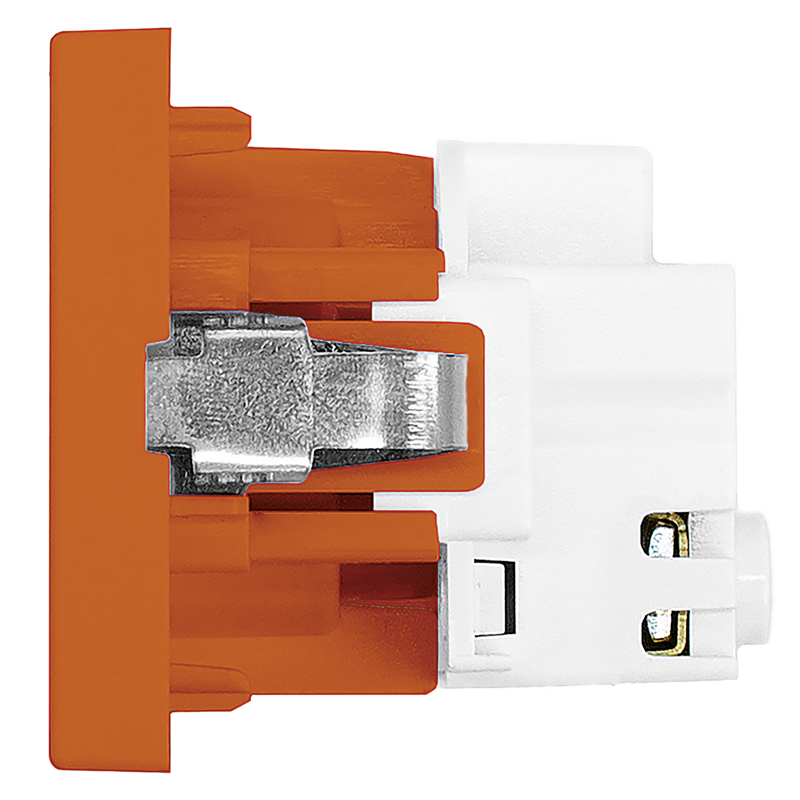 FLF Prise 1xT23 (16A/250V) avec bornes à vis Gr.1 or