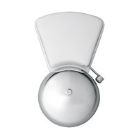 HEIDEMANN Gong BIPOLARE 8V (max. 82 dB) metallo cromato/bianco