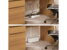 D-Line Kabelmanagement Design Box weiss 410x165x135mm