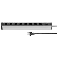 Steckdosenleiste ALU MODULAR PDU SILVER 1HE 8xT13 3m si/sw