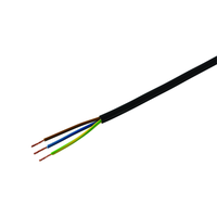 Cavo Tdlr 3x0.75mm² nero anello 10m
